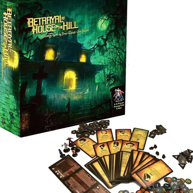 Betrayal At House on The Hill Haunted Mansion Family Board Game 2nd Ed