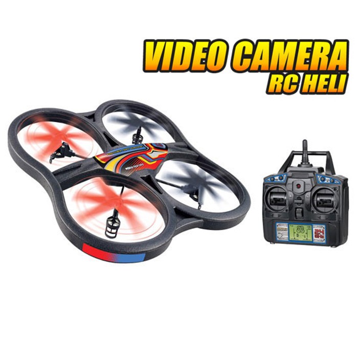 Panther Spy Drone UFO with Video Camera 4.5CH 2.4G - Tanga