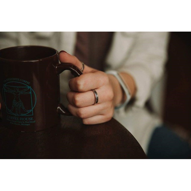 Custom Hand-Stamped Stacking Rings - BelleChic