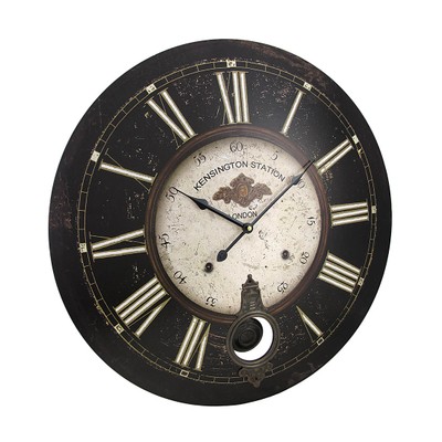 23 Inch Diameter Kensington Station Pendulum Wall Wall Clocks - Tanga