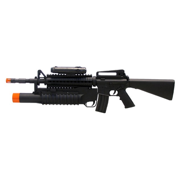 Mini M16 Spring Rifle, M203 Spring Grenade Launcher, FPS-200 Fore Grip ...