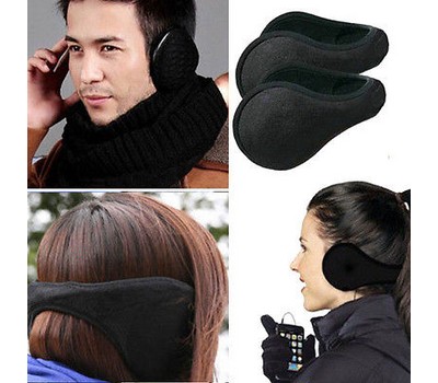2 Pack: Unisex Fleece Behind the Neck Ear Muffs - BelleChic