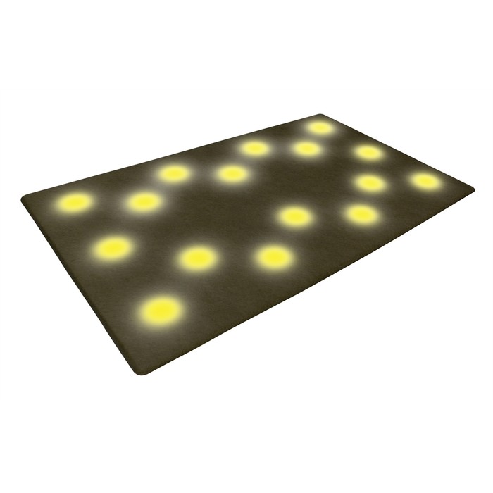 16-LED Step-Activated Lighted Floor Mat - Tanga