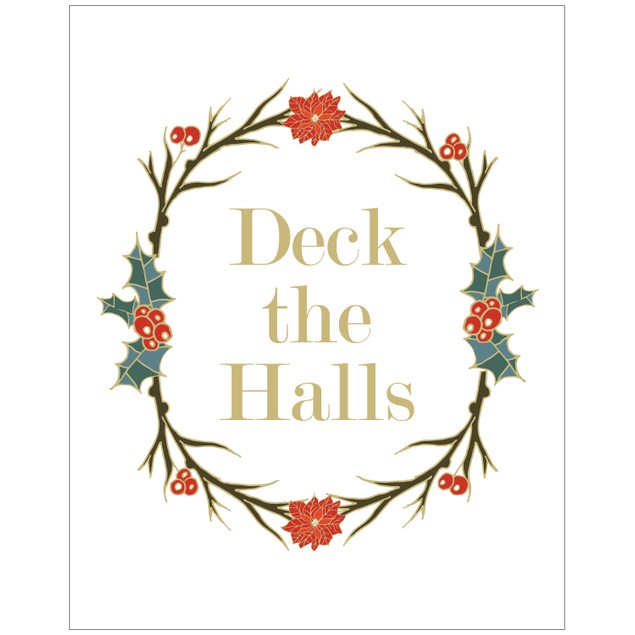 FREE Deck The Halls 8 x 10 Digital Print - BelleChic