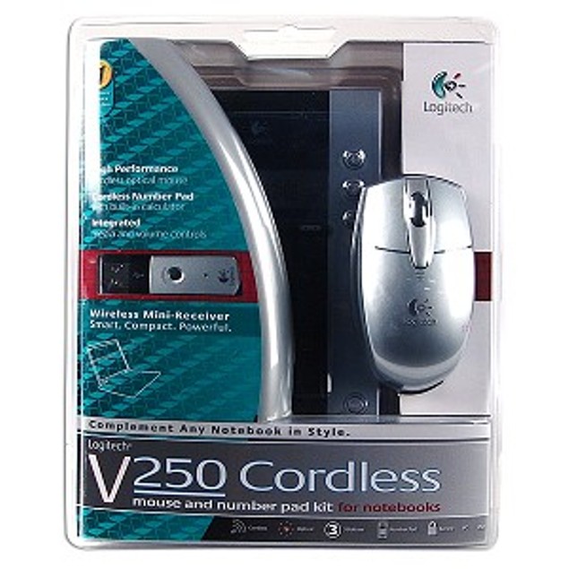 Logitech Number Pad & Cordless Mouse Kit - Tanga