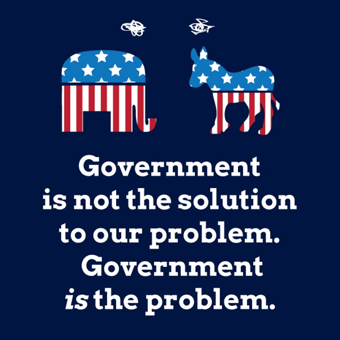 Government Is Not The Solution To Our Problem T Shirt Tanga Government is not the solution to our problem t shirt tanga