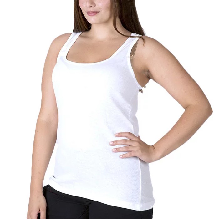 8-Pack: Plus Size Racerback Ribbed Layering Tank Tops - Tanga