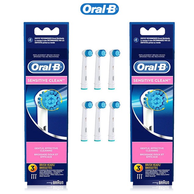 Oral B Sensitive Clean 6 Extra Soft Replacement Brush Heads Tanga oral-b-sensitive-clean-6-extra-soft-replacement-brush-heads-tanga