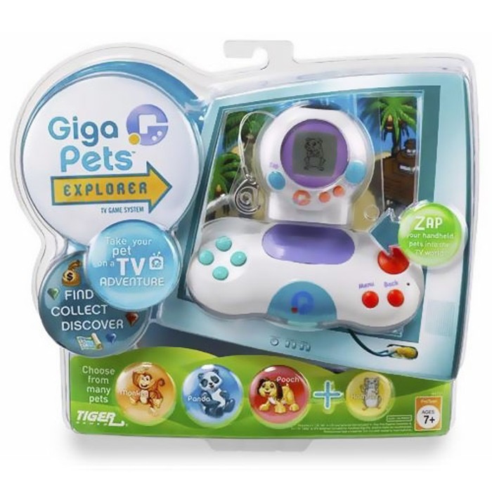 Giga Pets Explorer TV Game System w/ Handheld Game Tanga