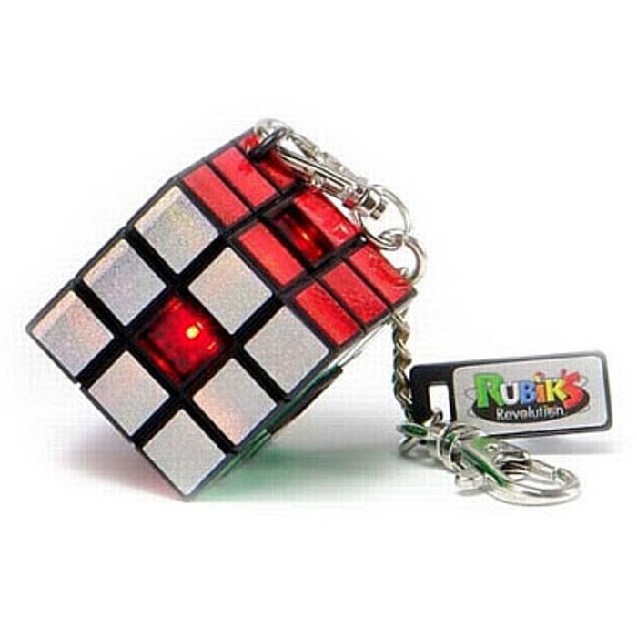 Rubiks Revolution Micro Edition Electronic Rubiks Cube Key Chain - Tanga
