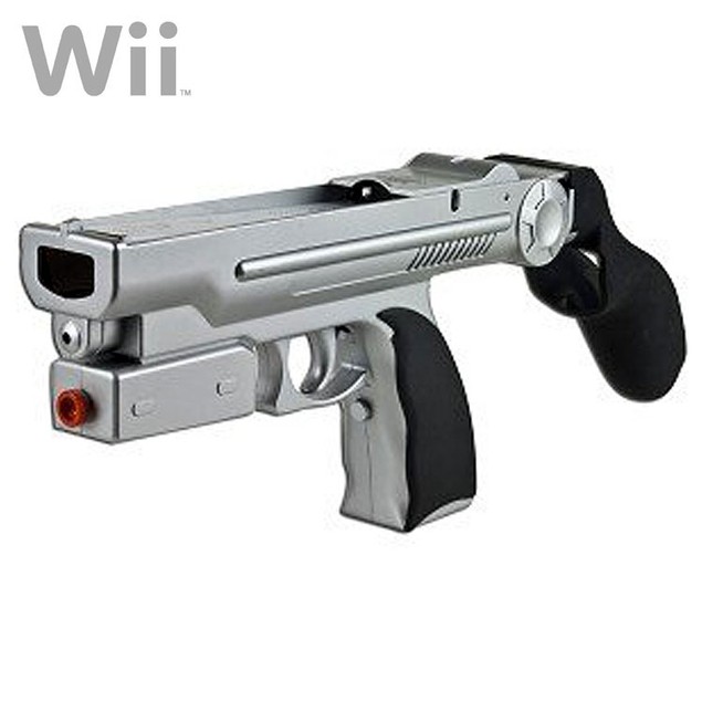 Laser Target Gun for Nintendo Wii Remote and Nunchuk Controllers - Tanga