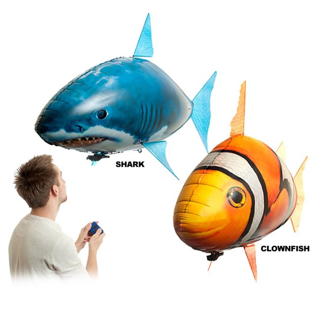 Remote Control Giant Inflatable Flying Fish With Autopilot Function - Tanga
