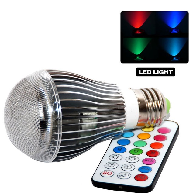 9 Watt Super Bright Multi Color Changing LED Light Bulb With Remote 9-watt-super-bright-multi-color-changing-led-light-bulb-with-remote