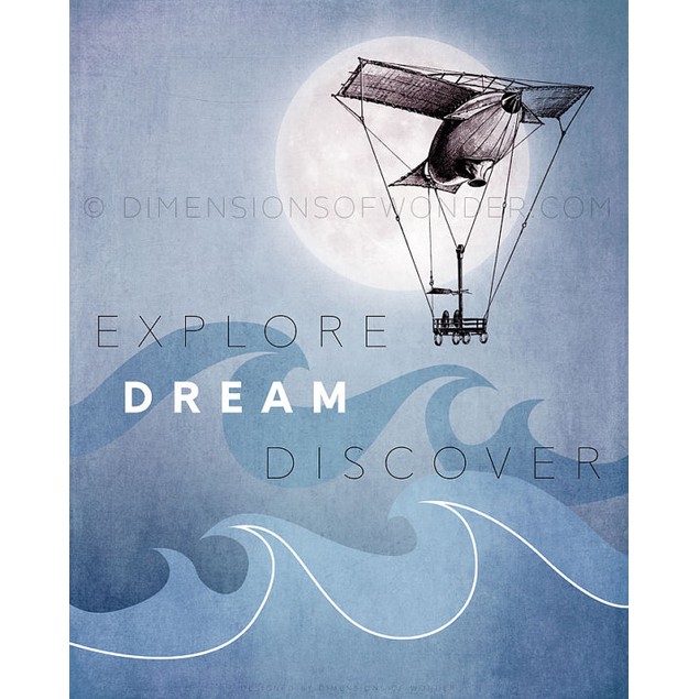 Explore Dream Discover Digital Printable BelleChic